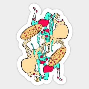 Gilly Pizza Warp Sticker